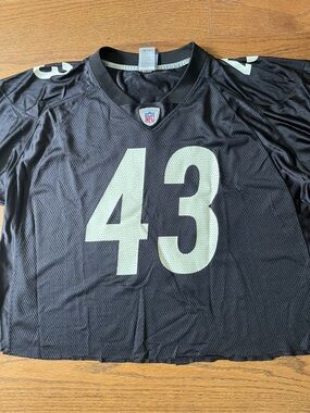 NFL Men's Black #43 Polamalu Football Jersey.
